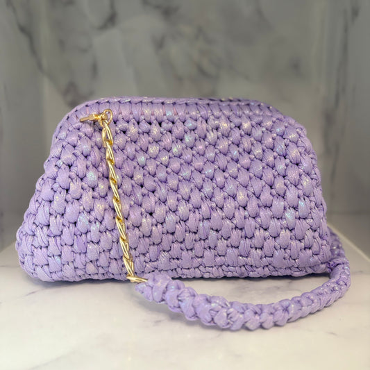 Ariel lilac Clutch